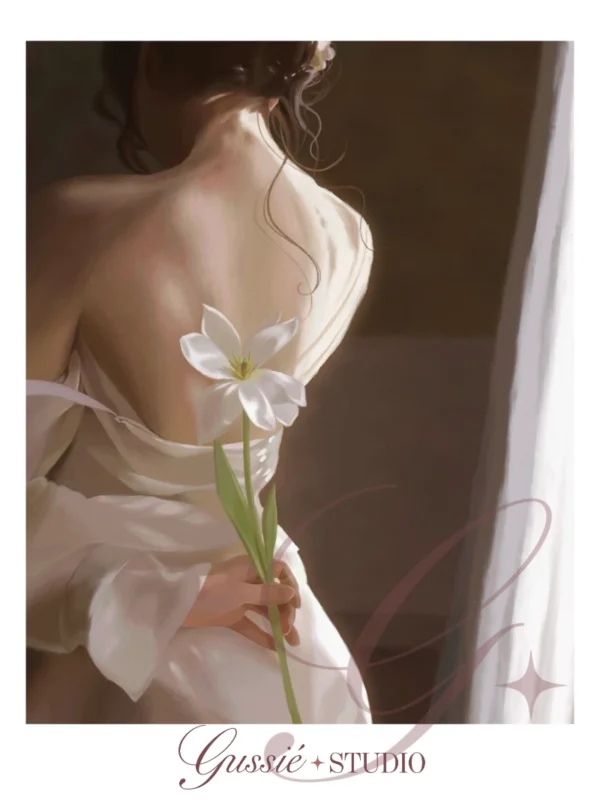 Floral – Arte 02 «Lirio blanco»