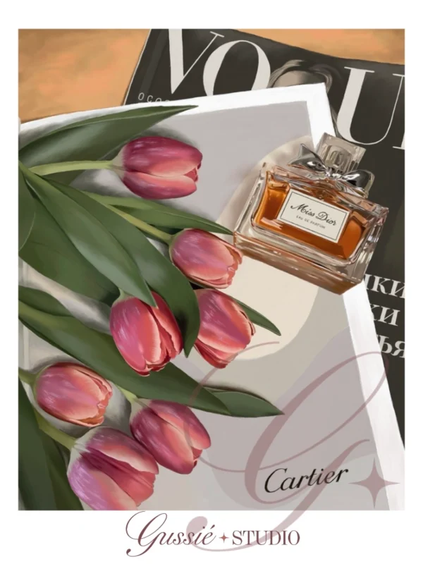 Floral – Arte 01 «Tulipanes»