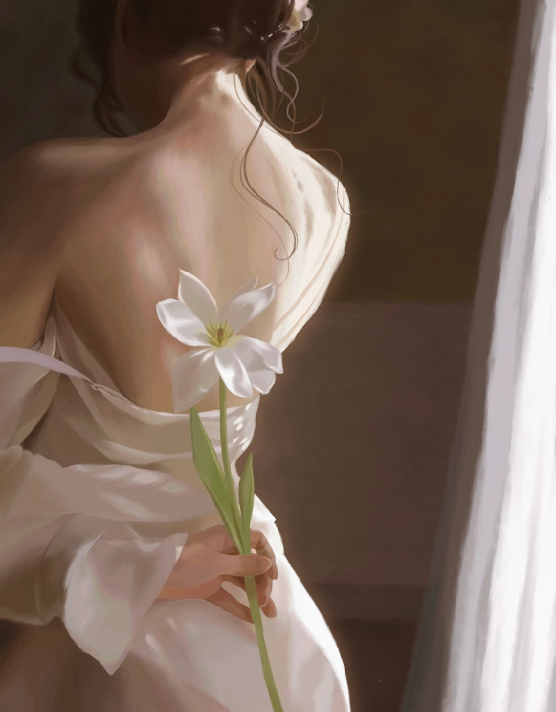 "Lirio blanco"